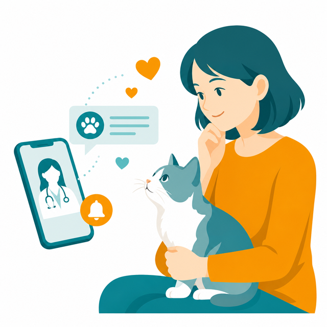 連絡AIのイラスト